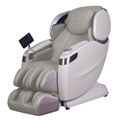 Le chef - Alpha Techno AT 628-Fauteuil de massage-beige-Fauteuil de massage en similicuir monde