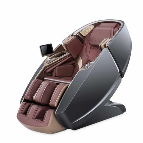 La capsule spatiale - NAIPO MGC-8900-Fauteuil de massage-noir-rouge-Fauteuil de massage en similicuir Monde