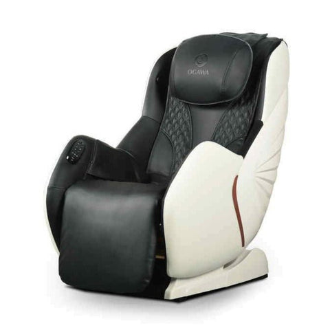 OGAWA MySofa Luxe OS3161S-Fauteuil de massage-noir-blanc-Fauteuil de massage en similicuir Monde