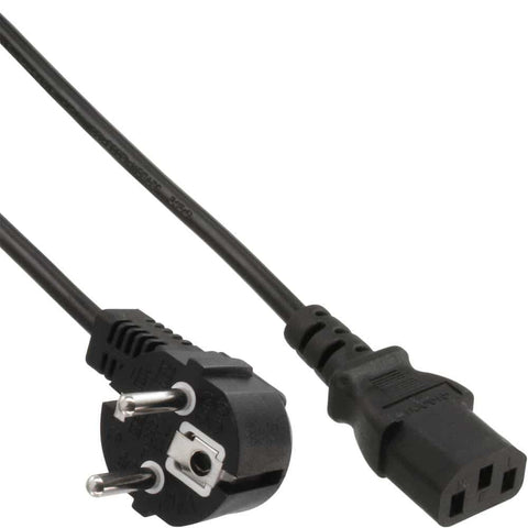 câble d'alimentation extra long/couleur, contact de protection coudé sur prise d'appareil froid C13-accessoires-3 mètres-noir-fauteuil de massage monde