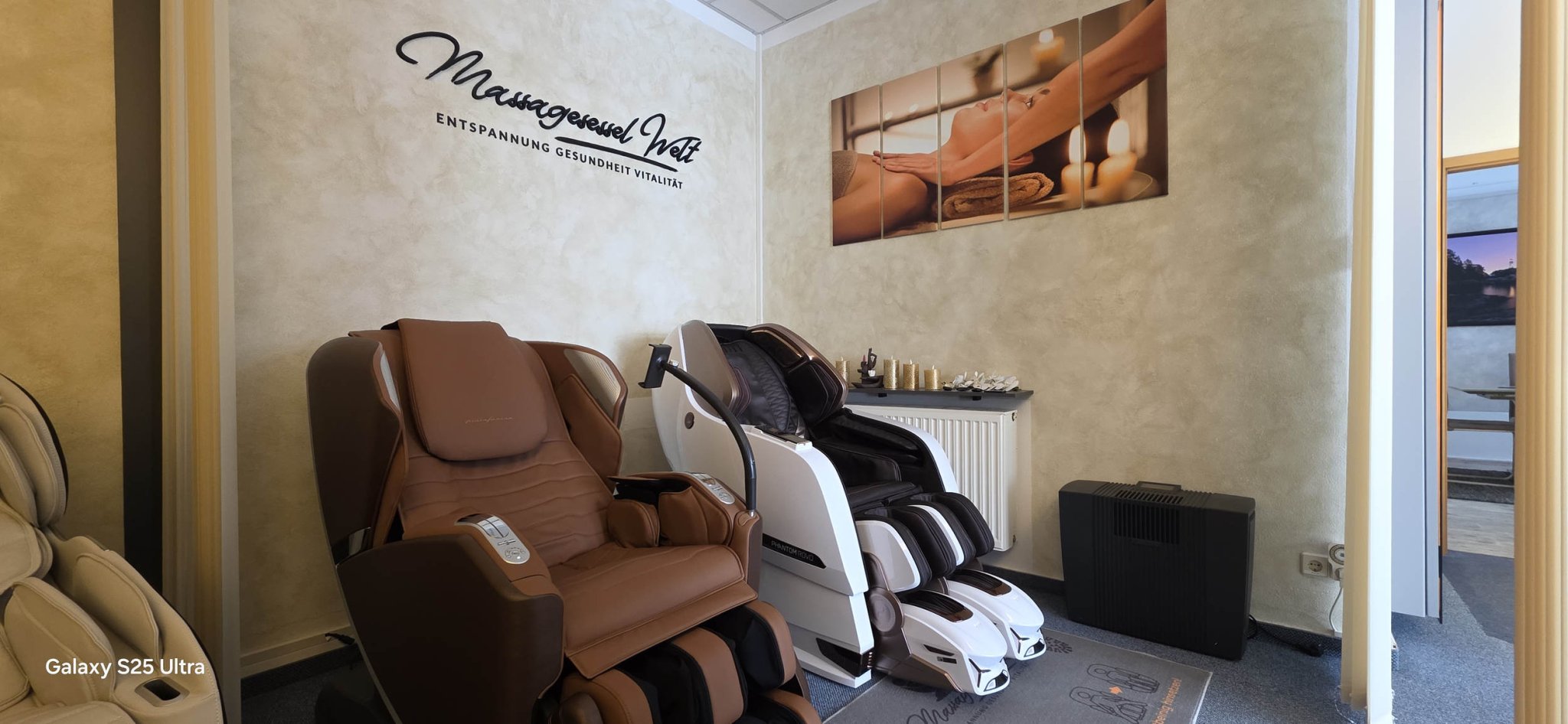 Notre exposition entre Dresde, Leipzig et Chemnitz à Hainichen - Le monde des fauteuils de massage